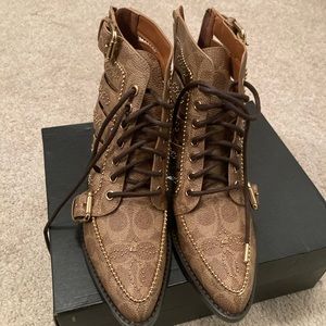 New W/O tags Coach boots.  Never worn